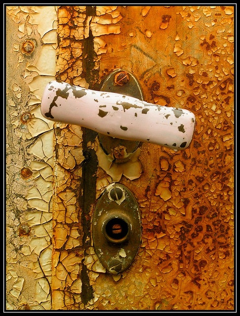 beautiful textured door knob