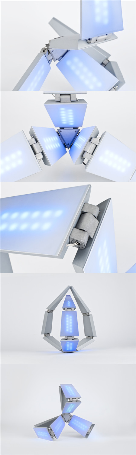 transforming solar lamp