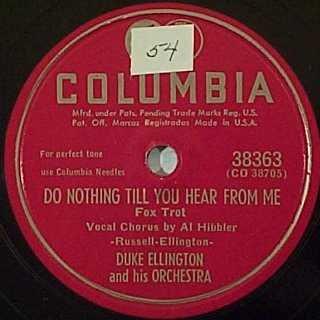 duke ellington do nothing till you hear from me