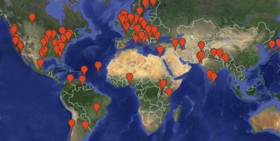 Location 2014 RingBells4Peace